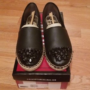 Black Espadrilles with Jewels